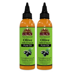 OKAY olive oil bottle for skin and hair delivers lightweight hydration.
