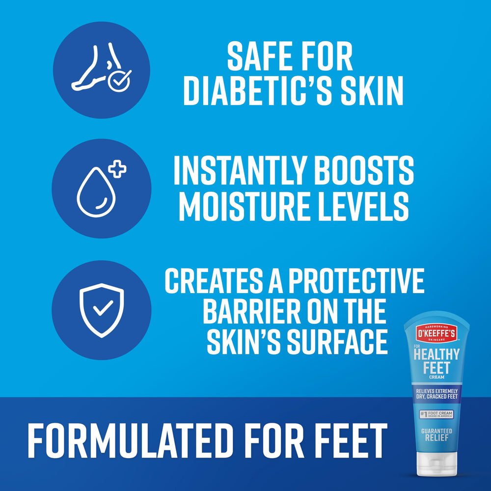 Close-up of cream massaged into cracked heels