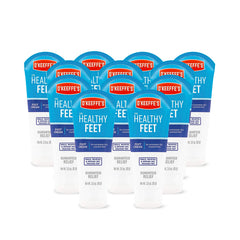 O'Keeffe's Healthy Feet cream tube close-up showing smooth, daily foot care