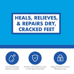 Applying O'Keeffe's Healthy Feet at night to dry feet