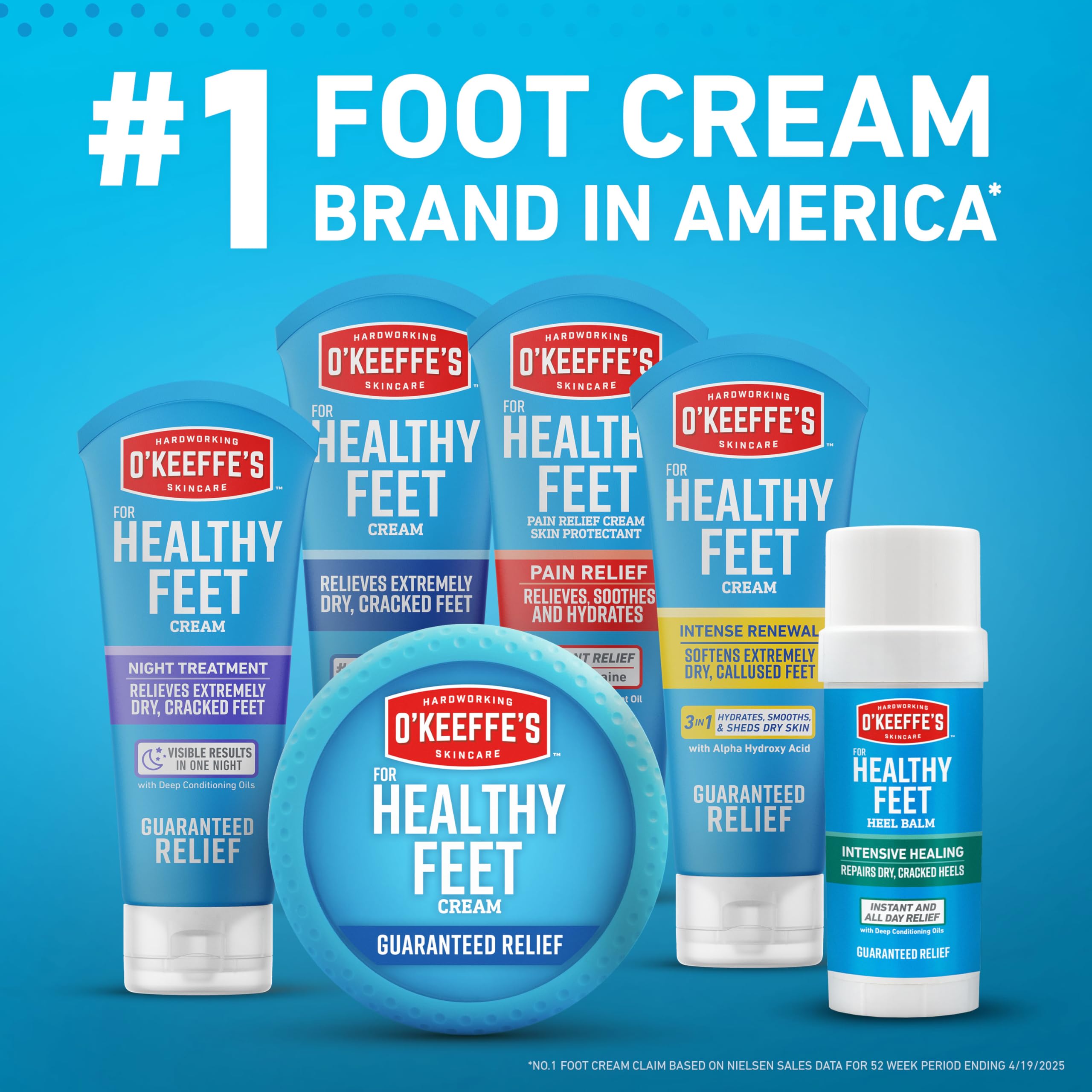 O'Keeffe's Healthy Feet Intense Renewal Cream night-use scene