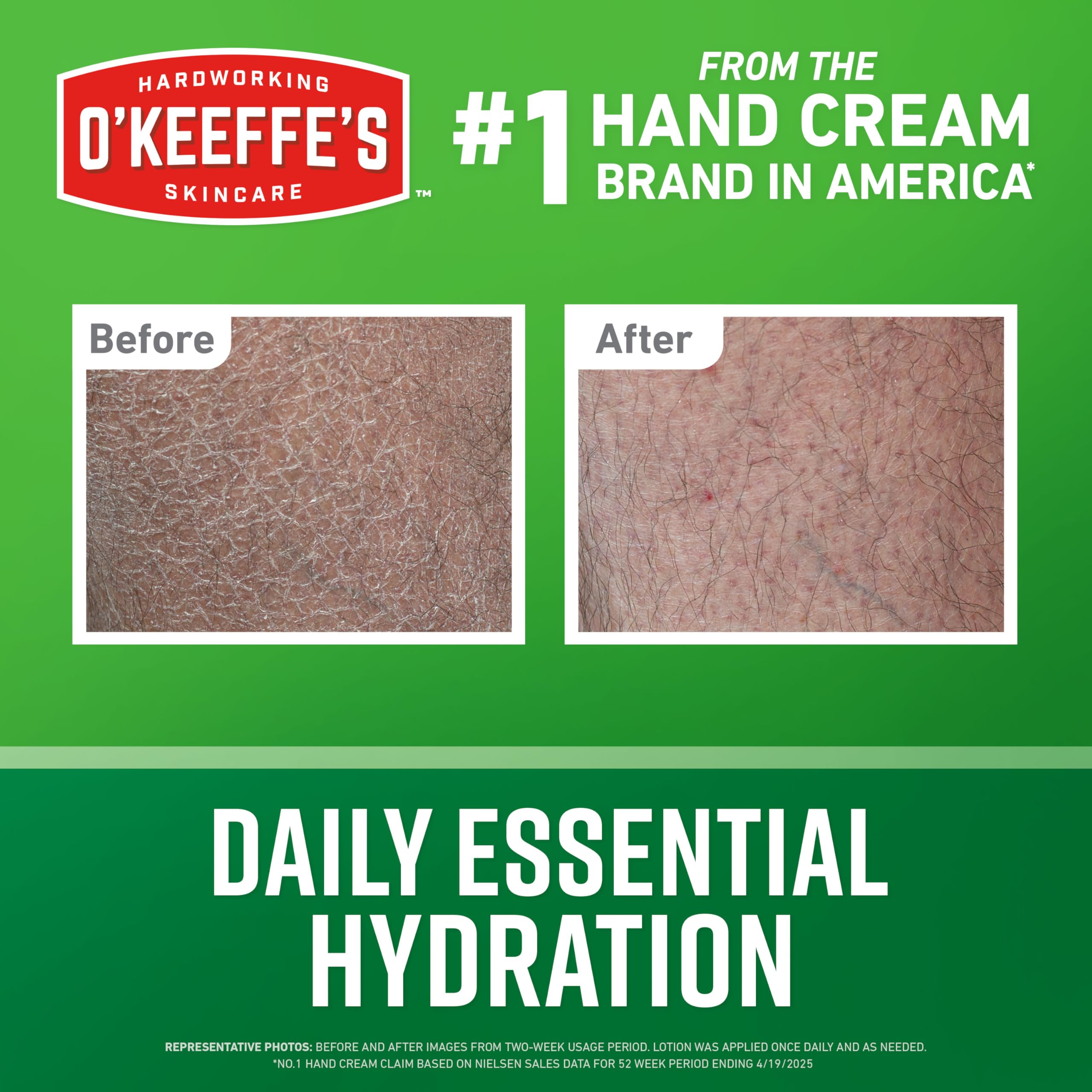 Close-up of the lotion texture showing a silky, lightweight, non-greasy finish.