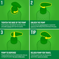 Travel-friendly 12 oz pump bottle for on-the-go moisture with O'Keeffe's.