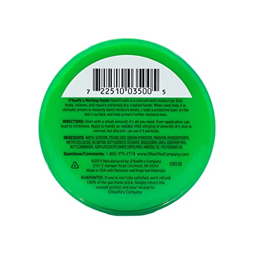 O'Keeffe's Working Hands 5-pack shows convenient daily hand care option.