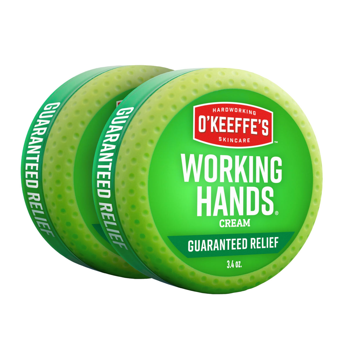 O'Keeffe's Working Hands jar two-pack; concentrated moisture for very dry hands