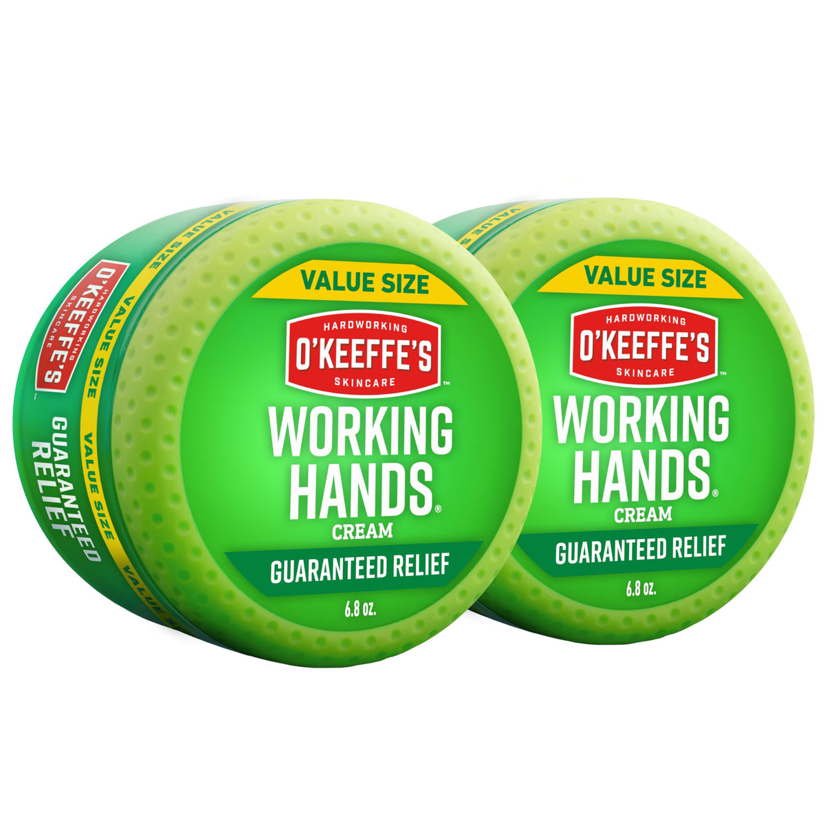 O'Keeffe's Working Hands jar with concentrated, unscented formula for extreme dryness relief