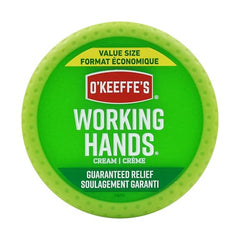 O'Keeffe's Working Hands label details showcase ingredients and moisture benefits