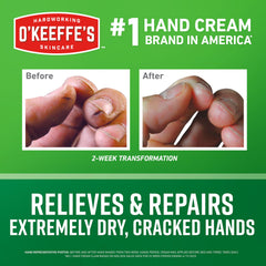 Two-pack of O'Keeffe's Working Hands jars offering reliable moisture