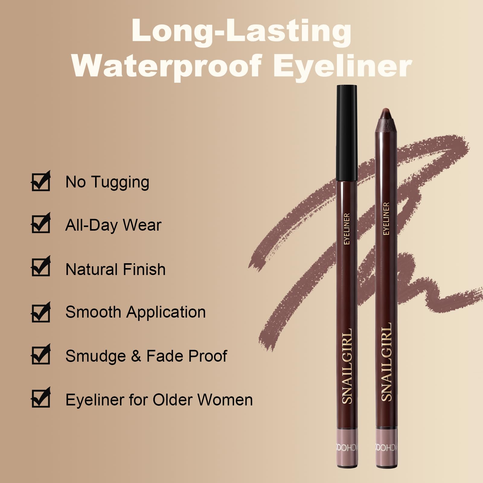 Creamy application of Okerker Plum&Chocolate glides on smoothly.