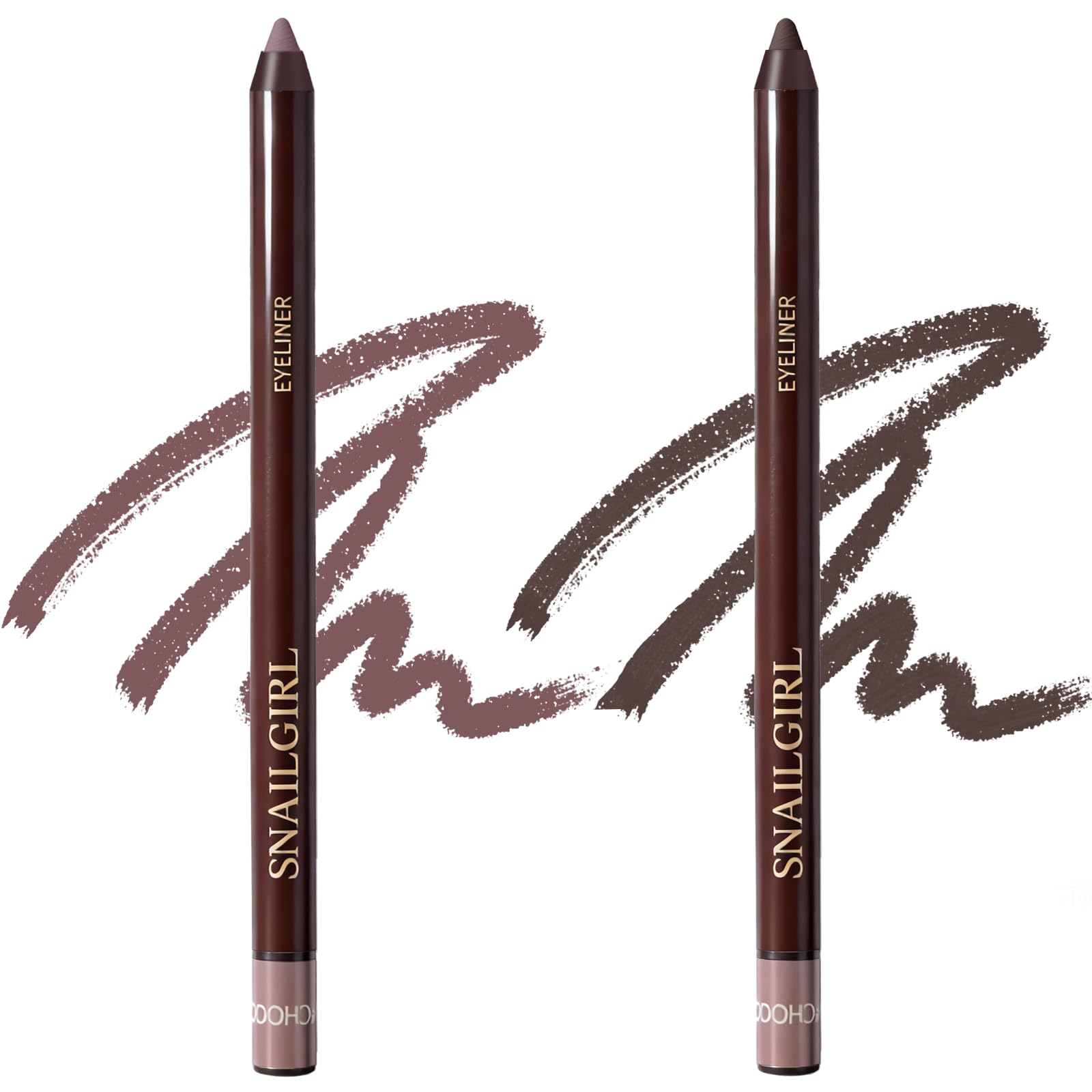 Okerker Plum&Brown gel eyeliner packaging close-up showing premium branding