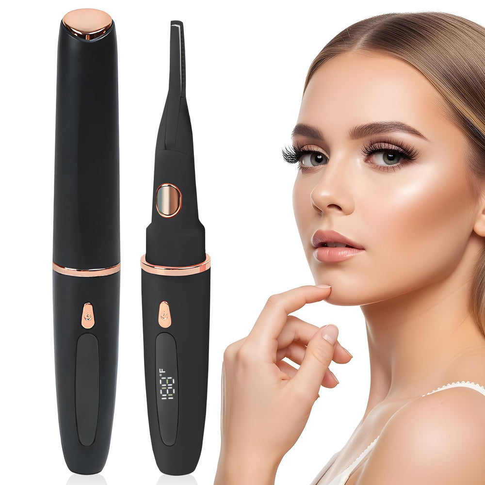 Olassubd heated eyelash curler with LED display for precise lift and curl