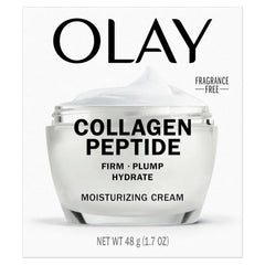 Olay Regenerist Collagen Peptide 24 close-up texture reveals smoothness and absorption.