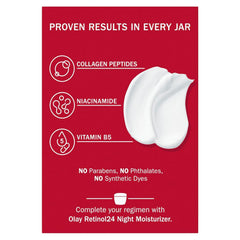 Olay Regenerist Collagen Peptide 24 near-firmness potential over time.