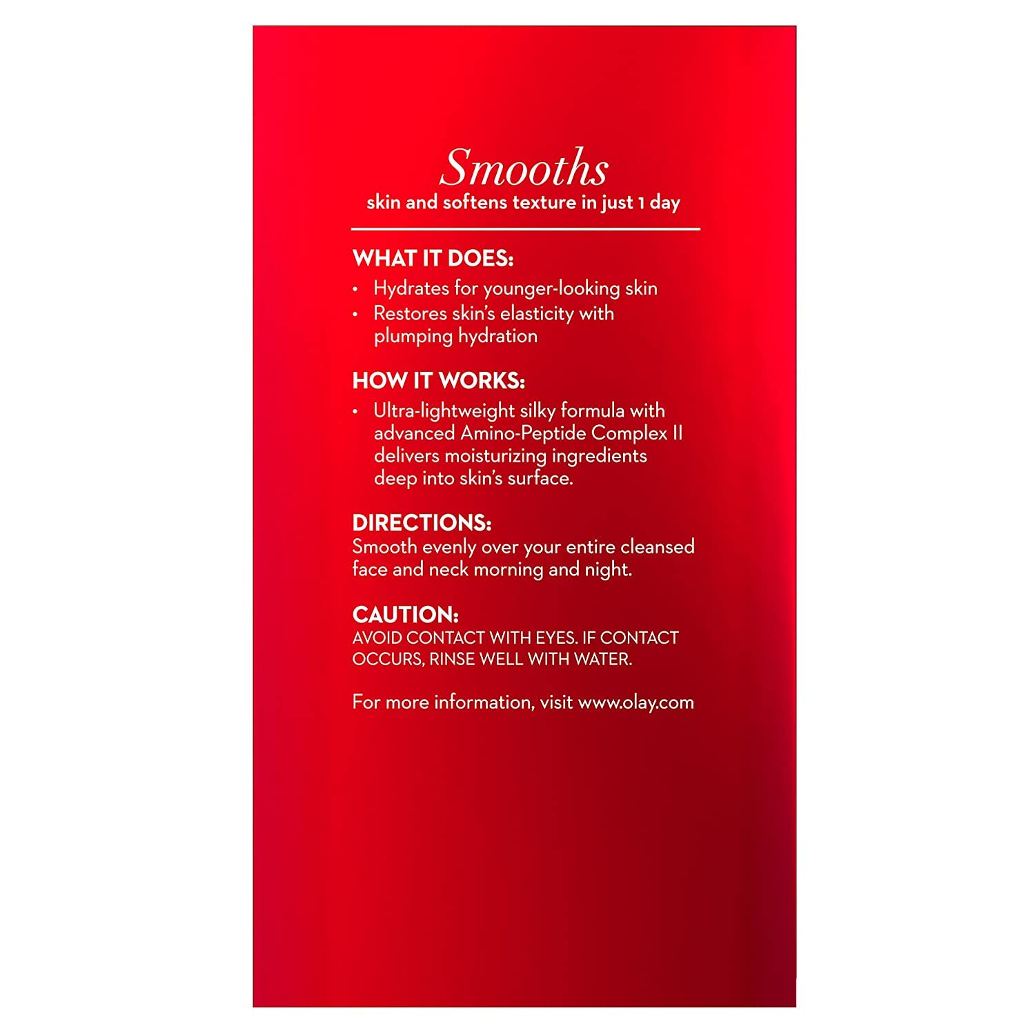 Olay Regenerist serum blended into skin with a dewy, hydrated finish