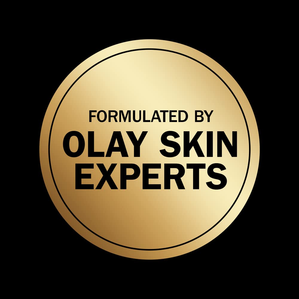 Olay smoothing hand and body lotion texture close-up demonstrates non-greasy finish and silky feel.