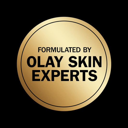 Olay smoothing hand and body lotion texture close-up demonstrates non-greasy finish and silky feel.
