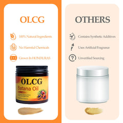 OLCG Batana oil paste jar with natural ingredients