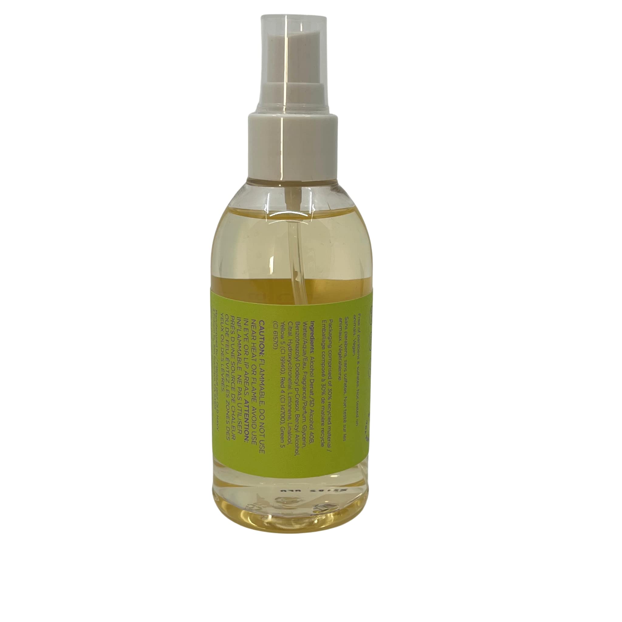 Old Navy Kindred Goods Golden Pear & Woods mist spray for hair and body fragrance.