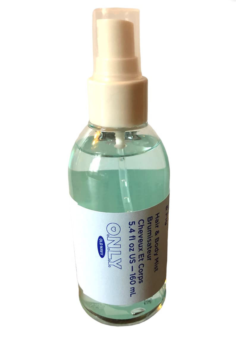 Old Navy Kindred Sea Salt and Fig mist bottle delivering fresh scent for hair and body