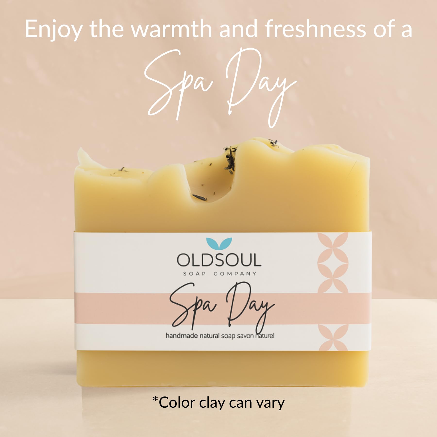 Old Soul Spa Day Soap vegan-cruelty-free formula cleanses with plant-based ingredients.