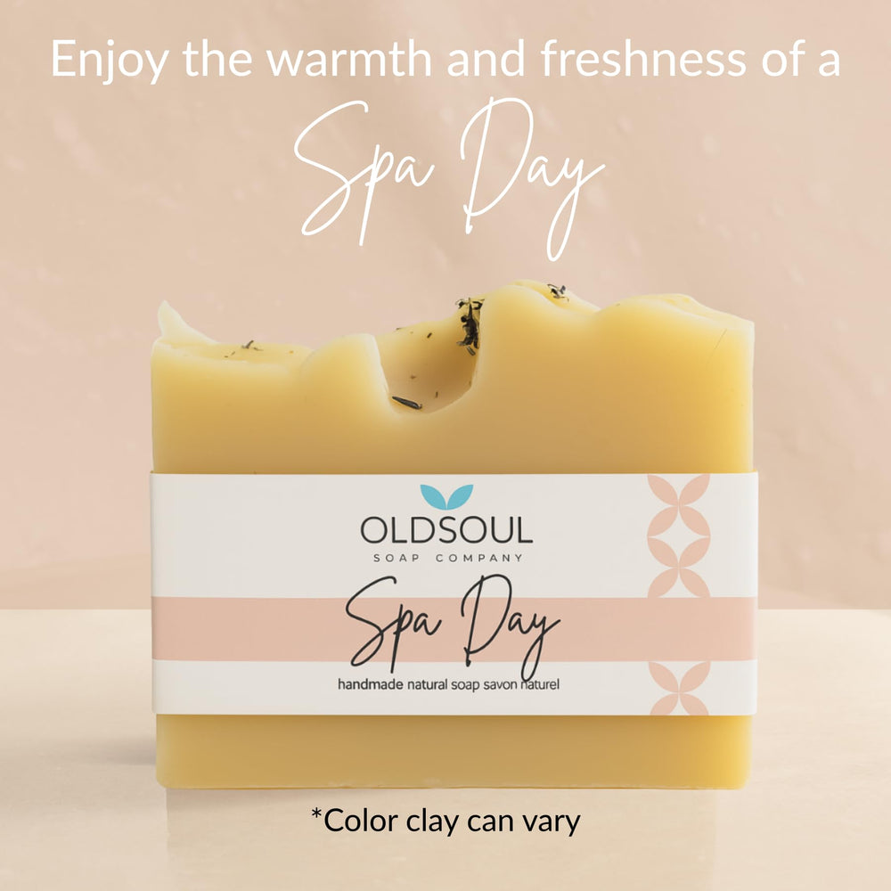 Old Soul Spa Day Soap vegan-cruelty-free formula cleanses with plant-based ingredients.
