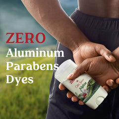 Scent-diffuser style image conveys Alpine fragrance with outdoorsy freshness and aluminum-free formula