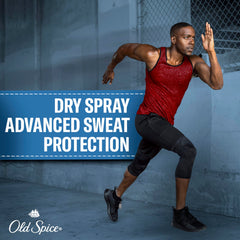 Old Spice antiperspirant deodorant application for quick dry staying fresh all day