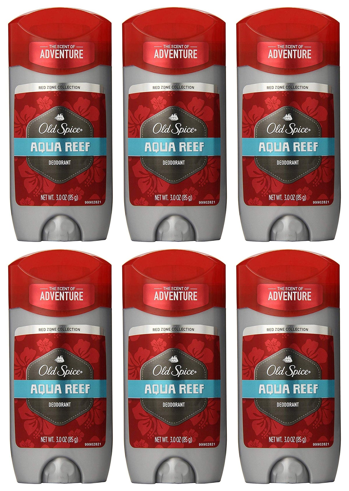 Old Spice Aqua Reef deodorant stick front view for long-lasting freshness