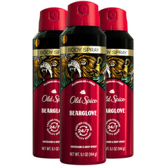 Old Spice Bearglove bottle front for everyday freshness.