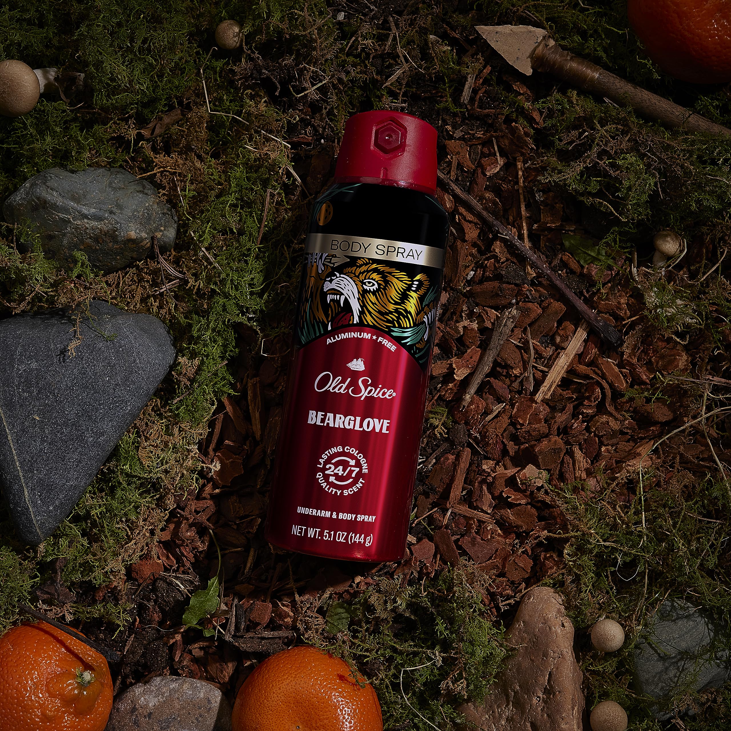 Bearglove spray action delivers a quick mist for confidence.