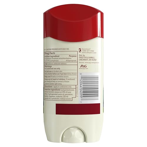 Old Spice brand logo with Fiji palm tree scent conveys reliability.