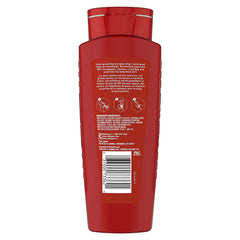 Old Spice Captain Scent lather action creating rich foam