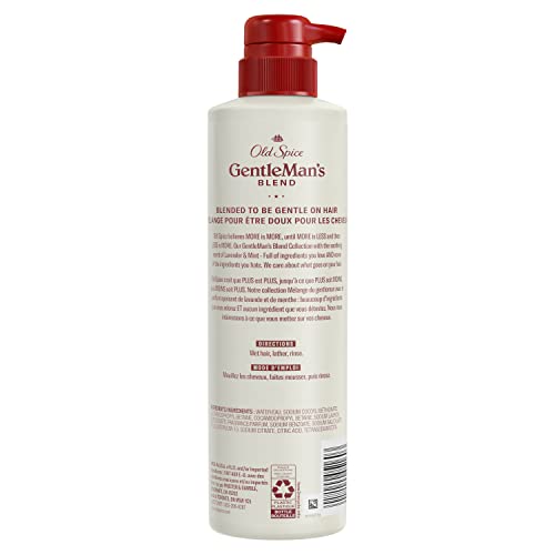 Foamy lather of Old Spice Caseeto Gentlemans Blend for daily hair washing and scent