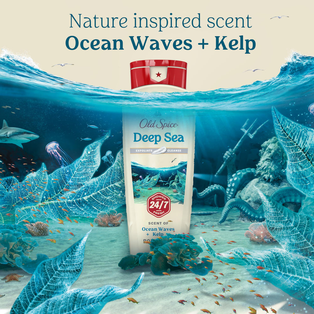 Old Spice Citrus Magnolia Chamomile notes evoke a refreshing shower.