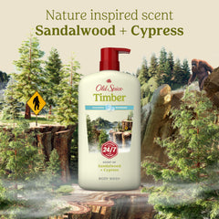 Old Spice Cleansing Body Wash lather-closeup shows creamy foam.