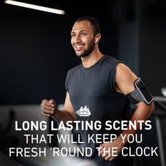 Old Spice Clear-on application minimizes visible residue on fabrics for a crisp, clean look.