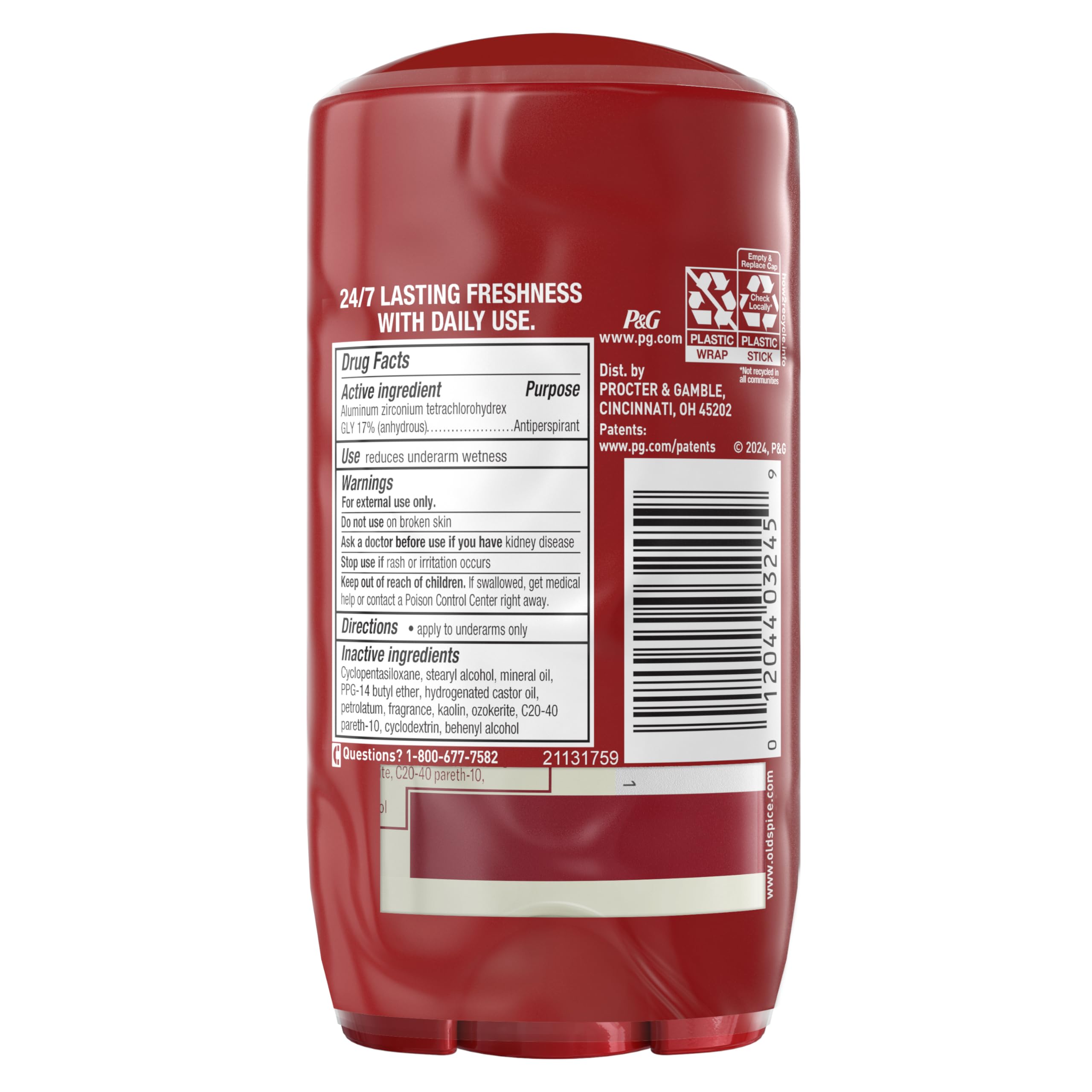 Old Spice Dry Feel scent swirls showcase lasting fragrance on skin