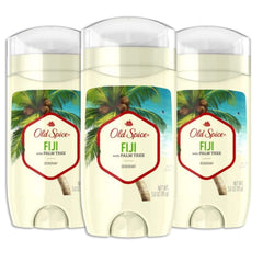 Old Spice Fiji Palm Tree Deodorant front view, island freshness that lasts.