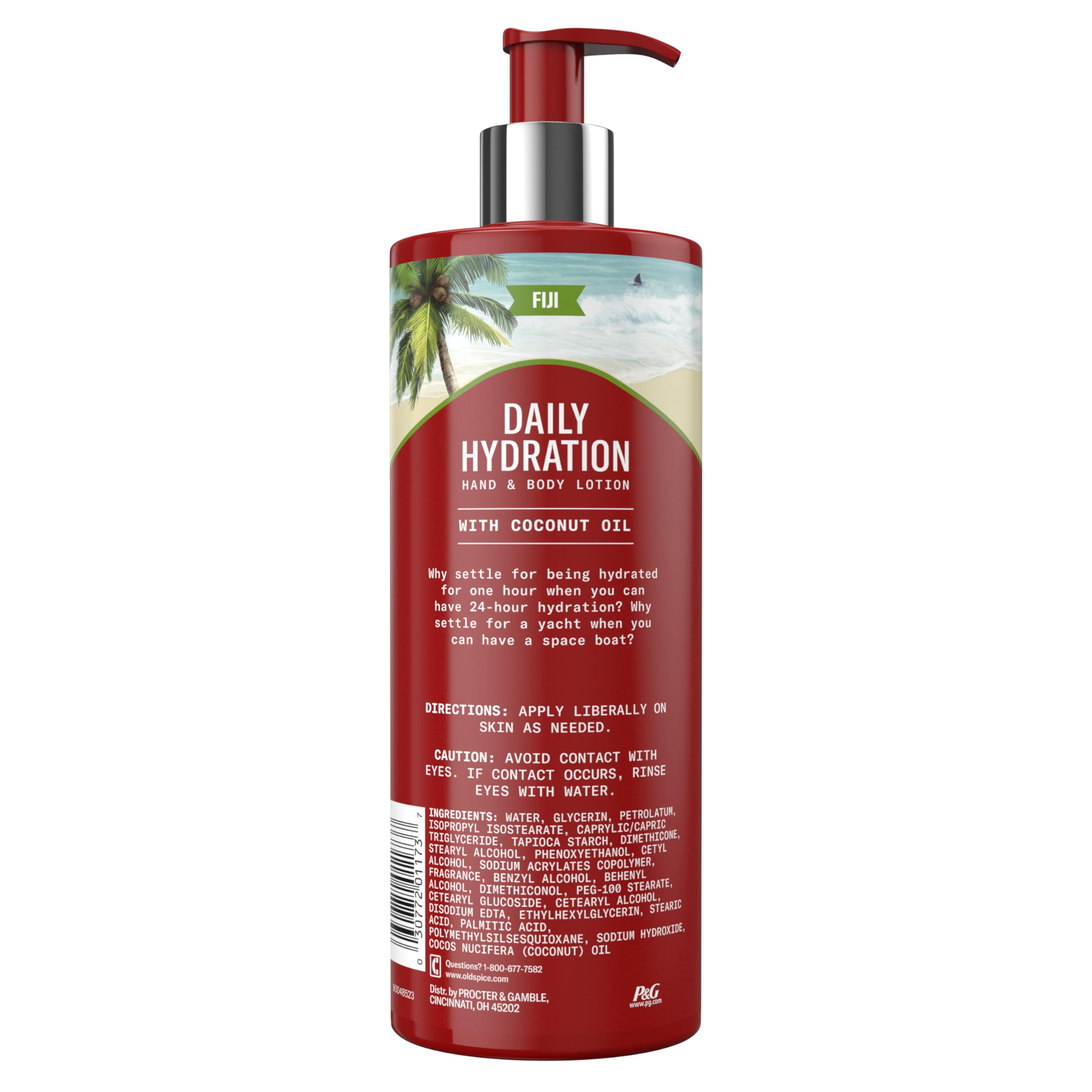 Old Spice four-pack packaging shown for value and daily moisture