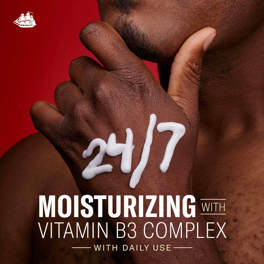 Old Spice Hand and Body Lotion Vitamin B3 Complex jar emphasizing deep moisture.