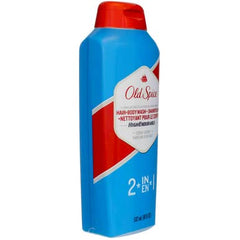Old Spice High Endurance bottle in bathroom setting conveys everyday freshness