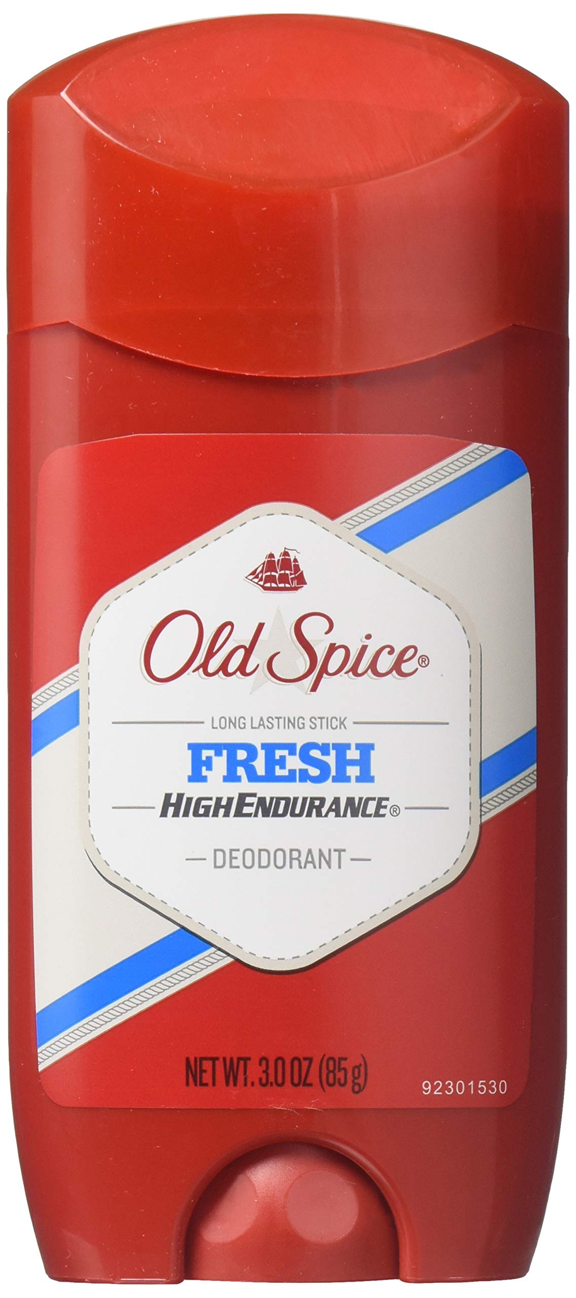 Old Spice High Endurance Fresh 12-pack box shows 24-hour odor protection.