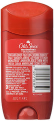 Old Spice High Endurance Fresh twist-base deodorant ready for quick application.
