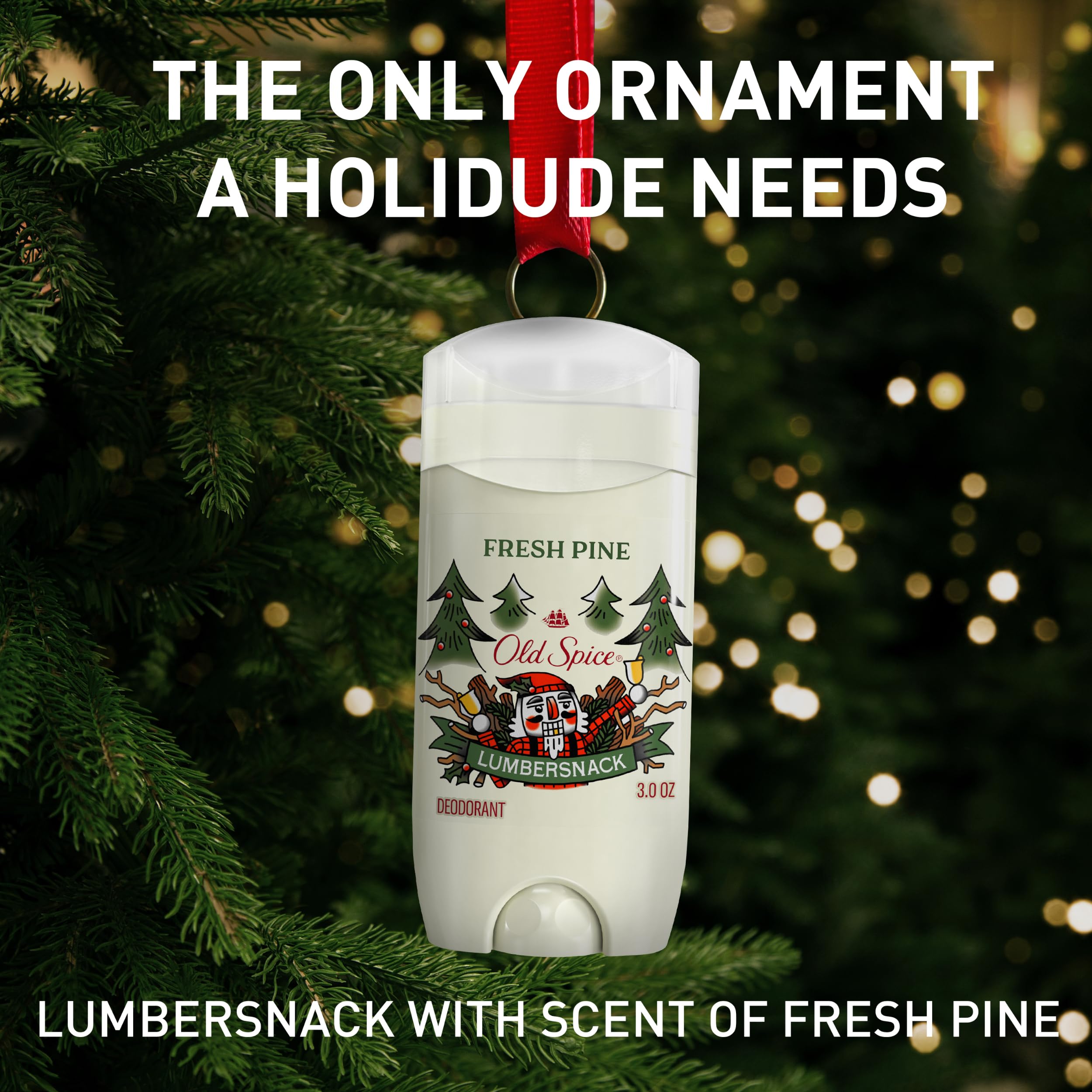 Old Spice Holidudes packaging emphasizes giftable, limited edition design.