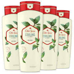 Old Spice Invigorate bottle pours cooling mint for a brisk morning cleanse.