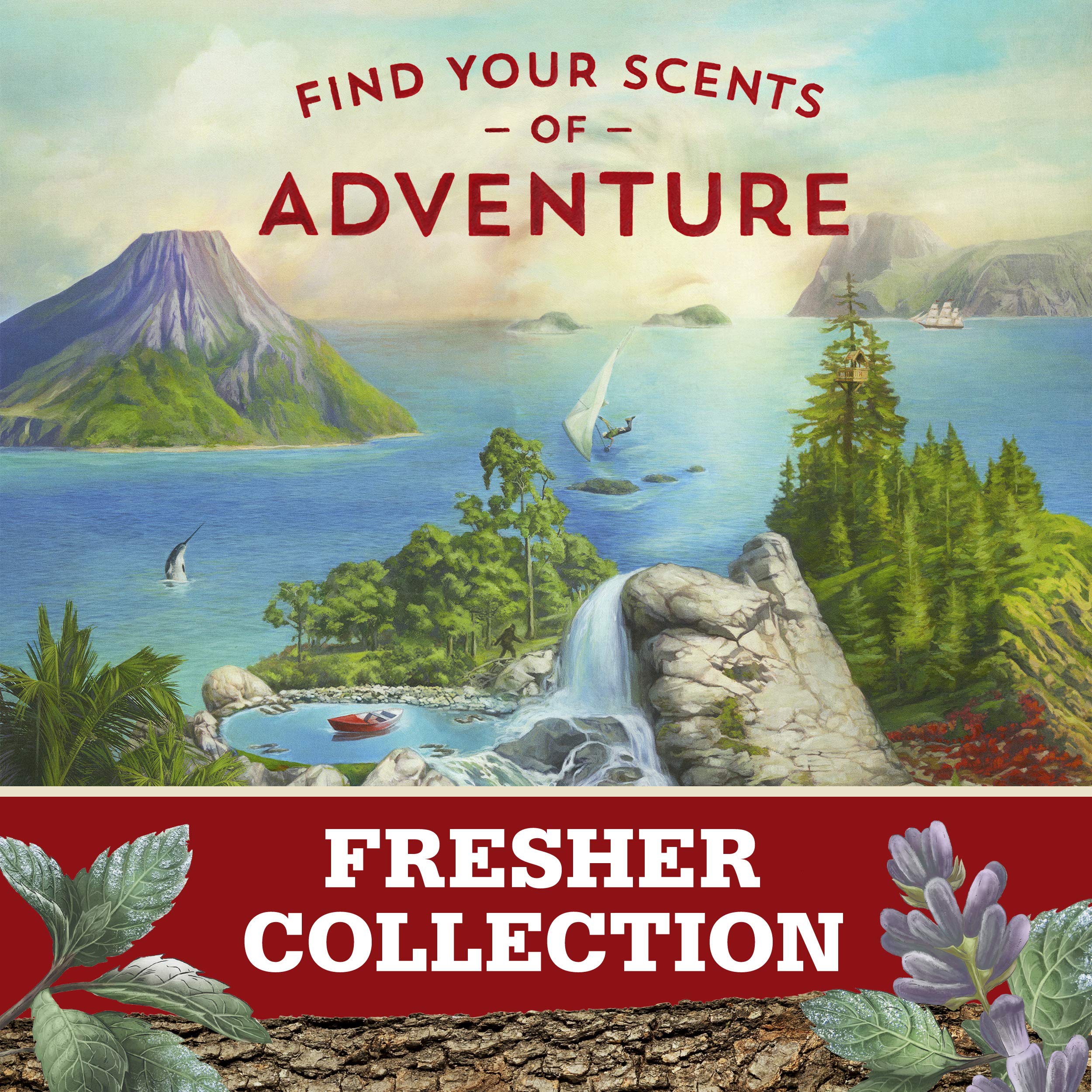 Old Spice Invigorate label detail showcases the real freshness concept.