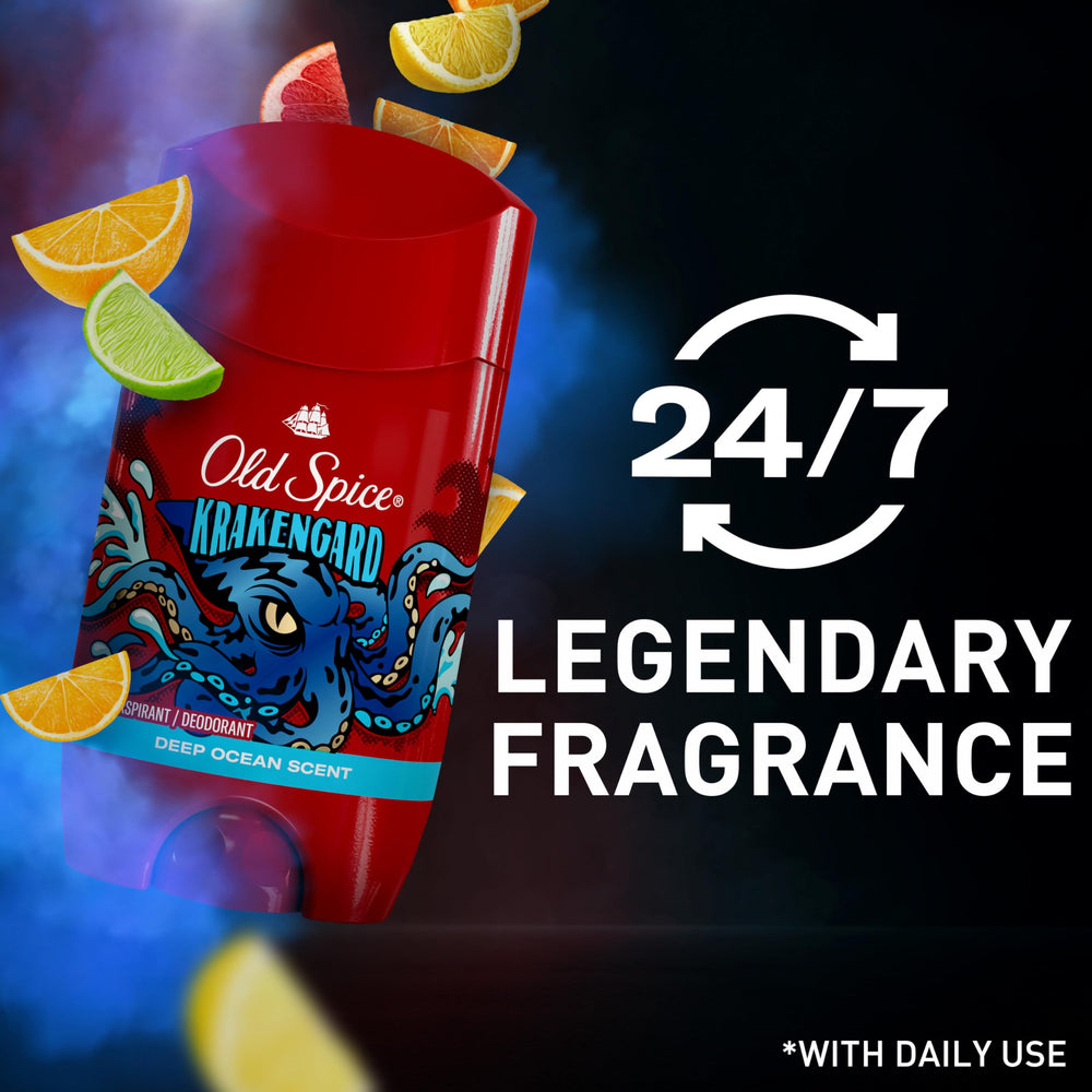 Old Spice Krakengard clear finish leaves no visible residue