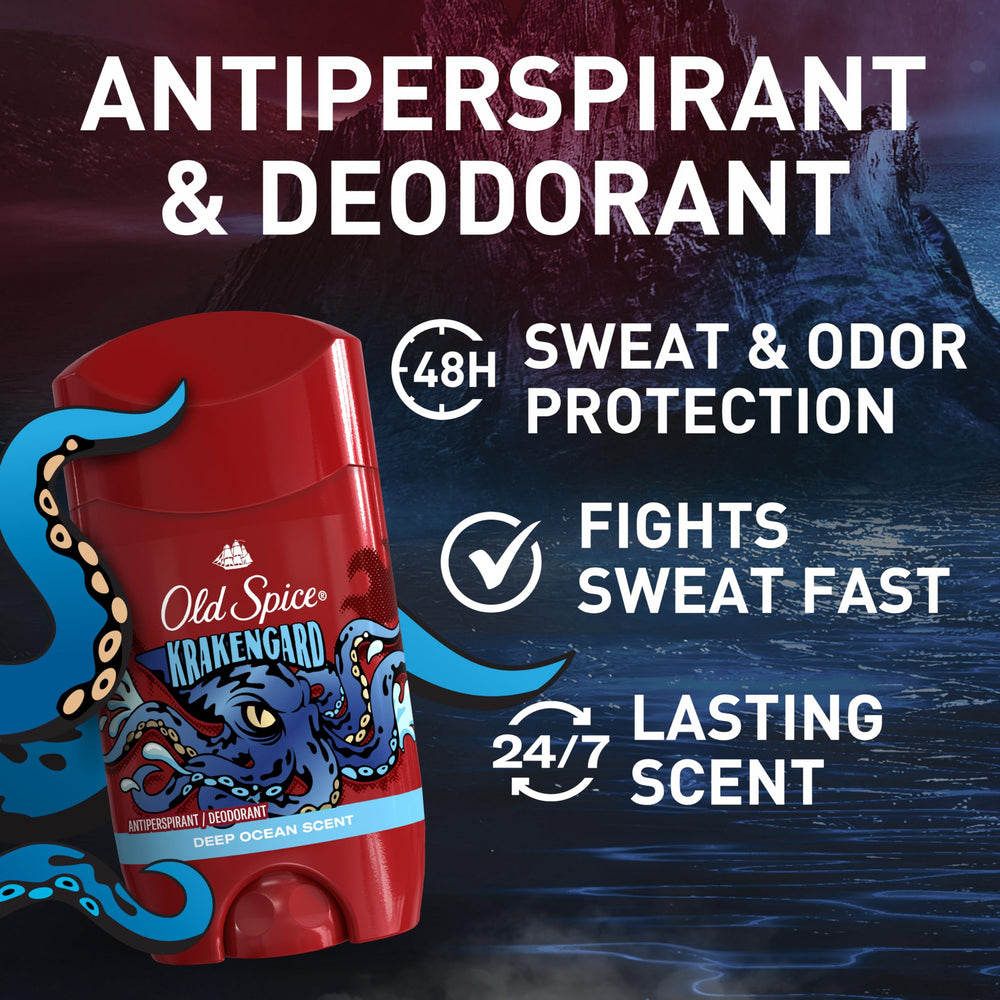Old Spice Krakengard six-pack offers all-day protection and consistent fragrance