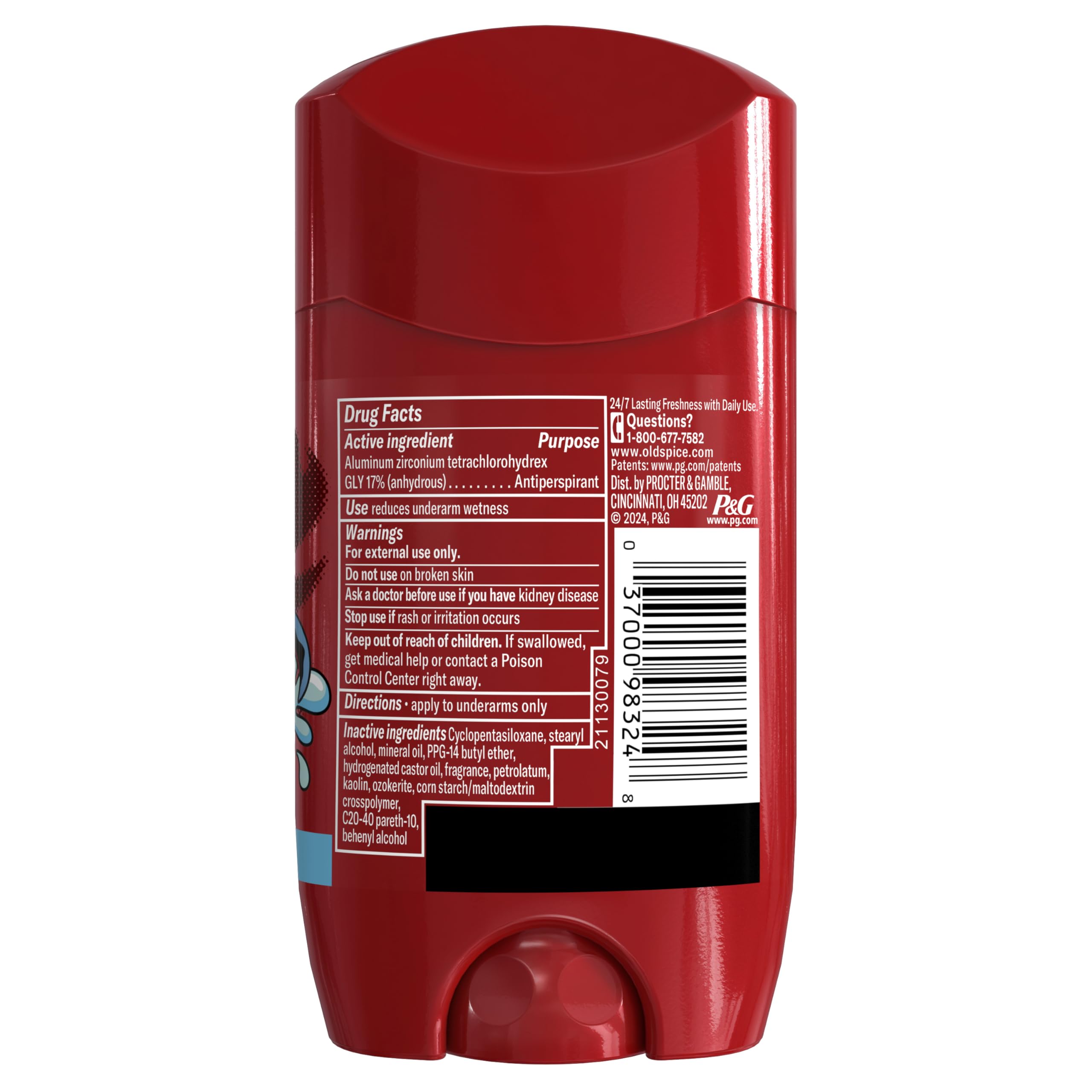 Old Spice Krakengard packaging shows sturdy box and product inside