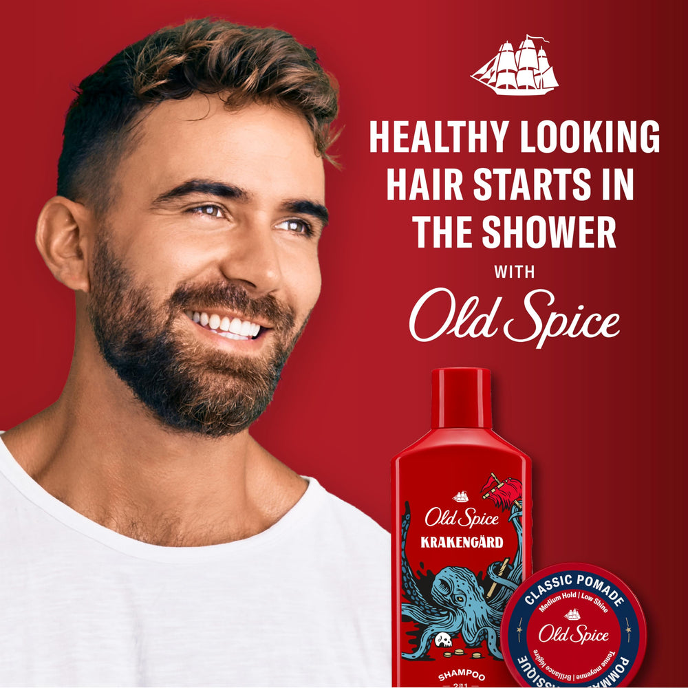 Old Spice Krakengard pack six label showing value bundle.